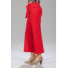Pantalon élastiqué noeud cerise profil