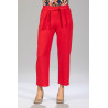 Pantalon élastiqué noeud cerise