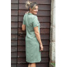 Robe ouverte devant unie