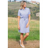 Robe 4 boutons ouverte avant tenue