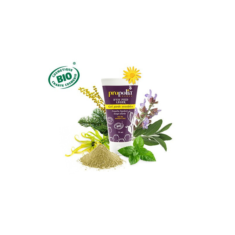 Gel bio pieds sensibles anti-transpirant