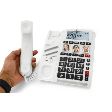 Téléphone avec bracelet appel d'urgence