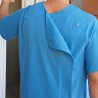 Chemise manches courtes dos croisé detail fermeture