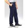 Pantalon jean ceinture confort du 38 au 66 de profil