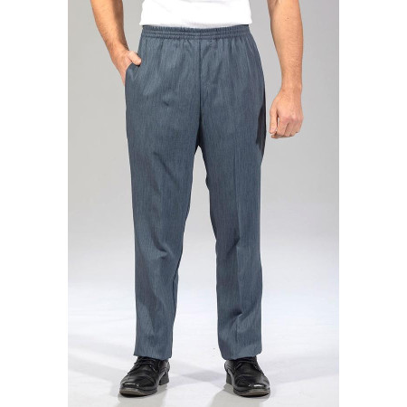 Pantalon Jules élastiqué petrole 