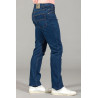 Pantalon jean's foncé braguette profil