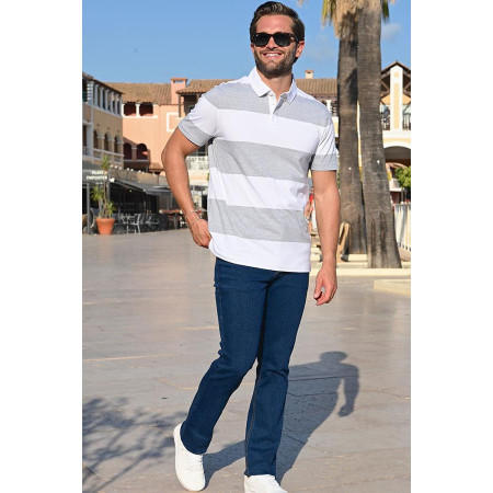 Pantalon jean's foncé braguette tenue