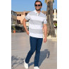 Pantalon jean's foncé braguette tenue