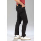 Pantalon jean's noir braguette profil