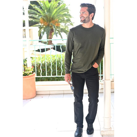 Pantalon jean's noir braguette tenue