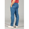 Pantalon élastiqué jean's  bleu dos