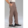 Pantalon élastiqué Eco Job - tabac profil