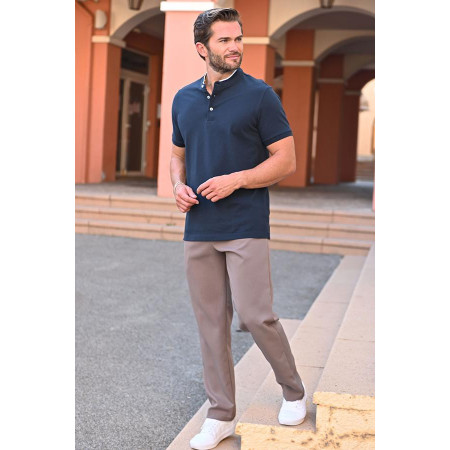 Pantalon élastiqué Eco Job - tabac tenue