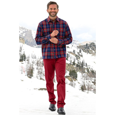 Pantalon élastiqué 2 poches cerise tenue