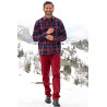Pantalon élastiqué 2 poches cerise tenue