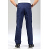 Pantalon ceinture confort avec braguette - marine dos