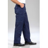 Pantalon ceinture confort avec braguette - marine profil