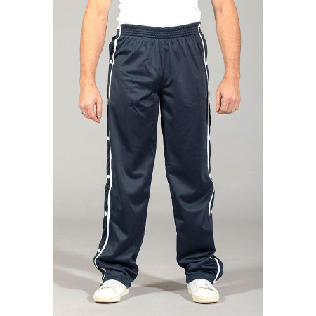 Pantalon jogging ouvert sur le côté du 38 au 56 - marine face