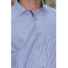 Chemise 56% coton 44% polyester T2 à 7 - Rayures détail