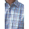 Chemise fermeture zip du 2 au 7 zoom motif carreaux