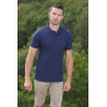 Polo uni 6 coloris marine