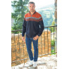 Polo orange homme tenue 