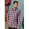 Chemise coton grands carreaux