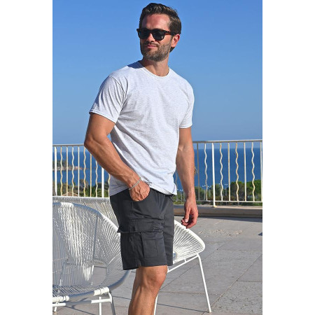 Lot de 3 T-shirts 100% coton gris