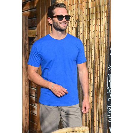 Lot de 3 T-shirts 100% coton bleu