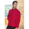 Veste fermeture zip rouge 