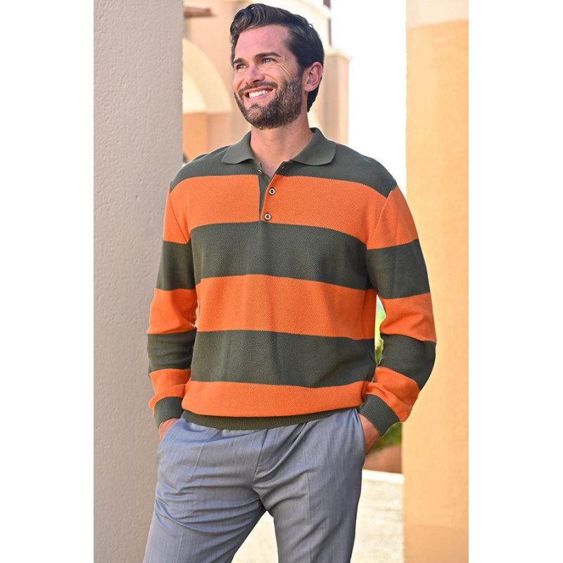 Polo coton rayures Polo coton rayures