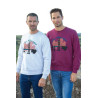 Sweat-shirt 100% coton homme