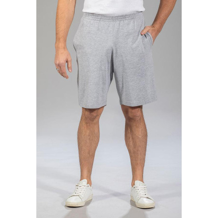 Short souple élastiqué T 38 à 64 - Gris de face