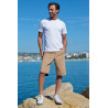 Bermuda élastiqué coton T.38 à 60 camel tenue