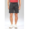 Short élastiqué ceinture confort 5 poches gris