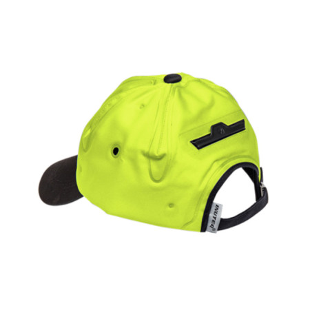 Casquette fraîcheur Jaune fluo arriere