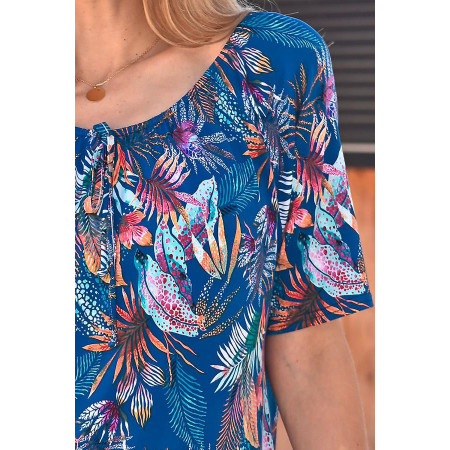Top MC imprimé floral zoom