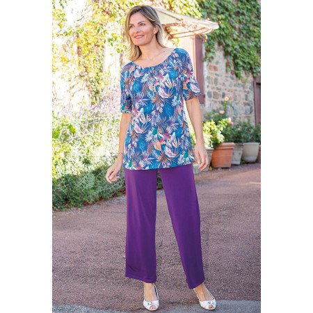 Top MC imprimé floral tenue