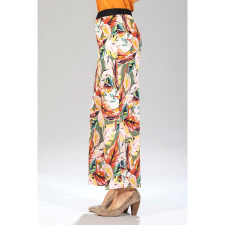 Pantalon élastiqué ample 