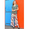 Pantalon élastiqué ample 