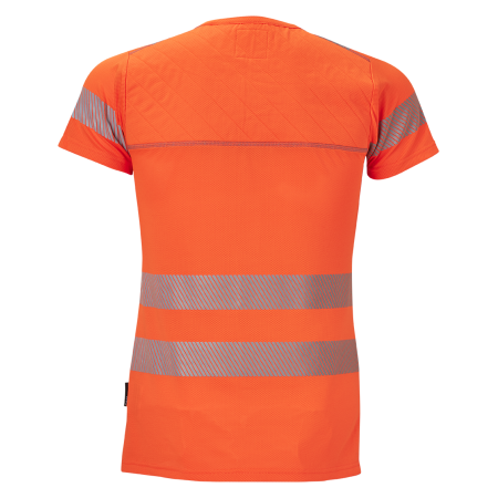 Tee-shirt rafraîchissant Haute visibilité orange - dos