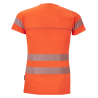 Tee-shirt rafraîchissant Haute visibilité orange - dos