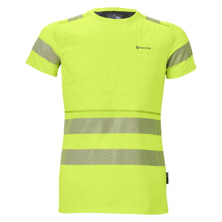 Tee-shirt rafraîchissant Haute visibilité jaune - avant