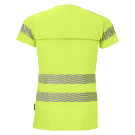 Tee-shirt rafraîchissant Haute visibilité jaune - dos