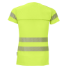 Tee-shirt rafraîchissant Haute visibilité jaune - dos