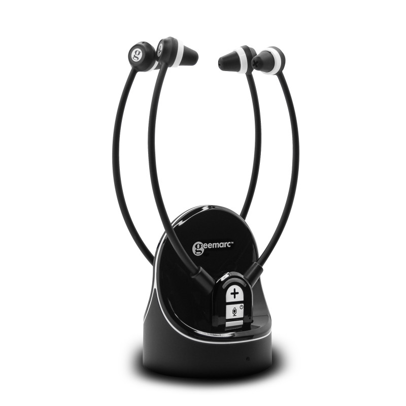 Duo casques TV stéthoscopiques amplifiés - CL7370-2 Duo casques TV stéthoscopiques amplifiés - CL7370-2