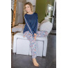 Pyjama marine taille 38 à 64 en situation