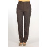 Pantalon ceinture confort T 38 à 56 marron de face