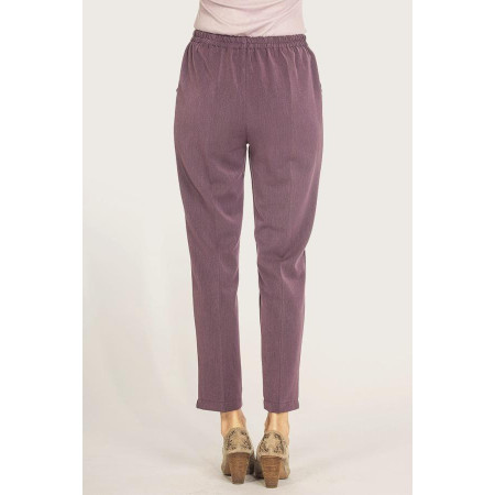 Pantalon prune dos