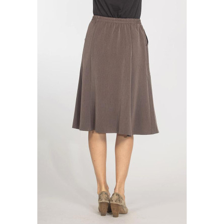 Jupe ample T38 à 64 beige dos